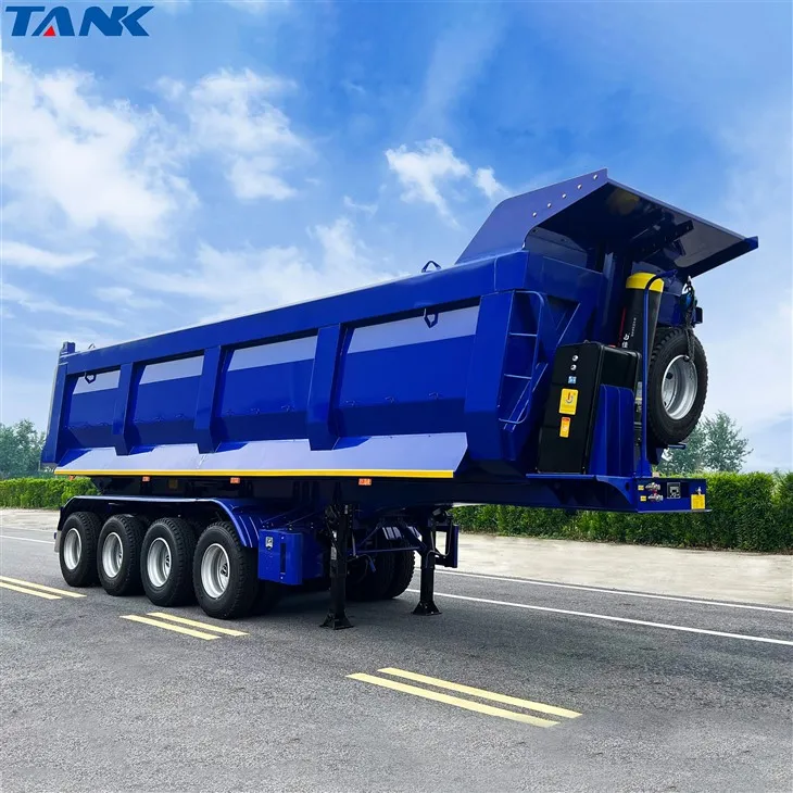 4 Axle Rear Dump Semi Trailer