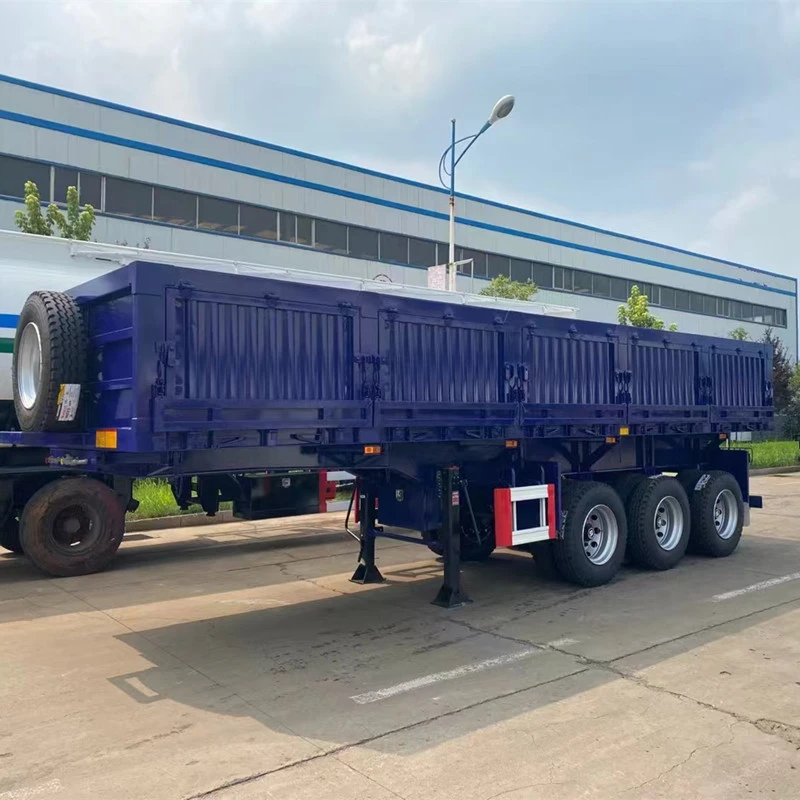 Zij dumper semi -trailer