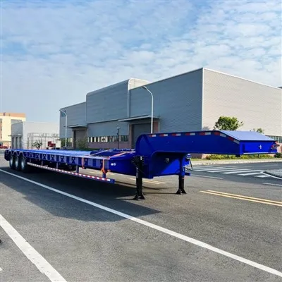 Zware 3 as met laag bedekte semi -trailer